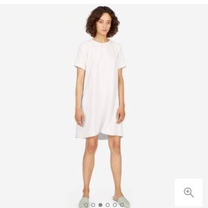 Everlane White Short Sleeve White Dress Size 12